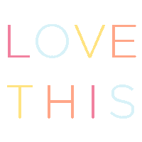 This Is Love Sticker by Audrey Wolf Co