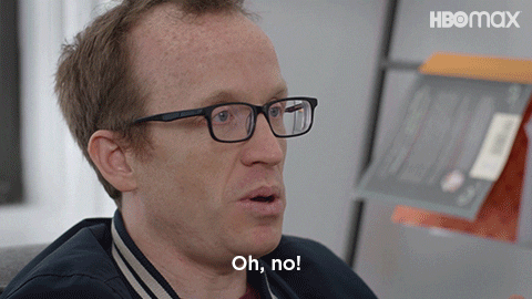 Scared Oh No GIF by HBO Max