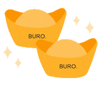 Chinese New Year Orange Sticker by Buro Malaysia