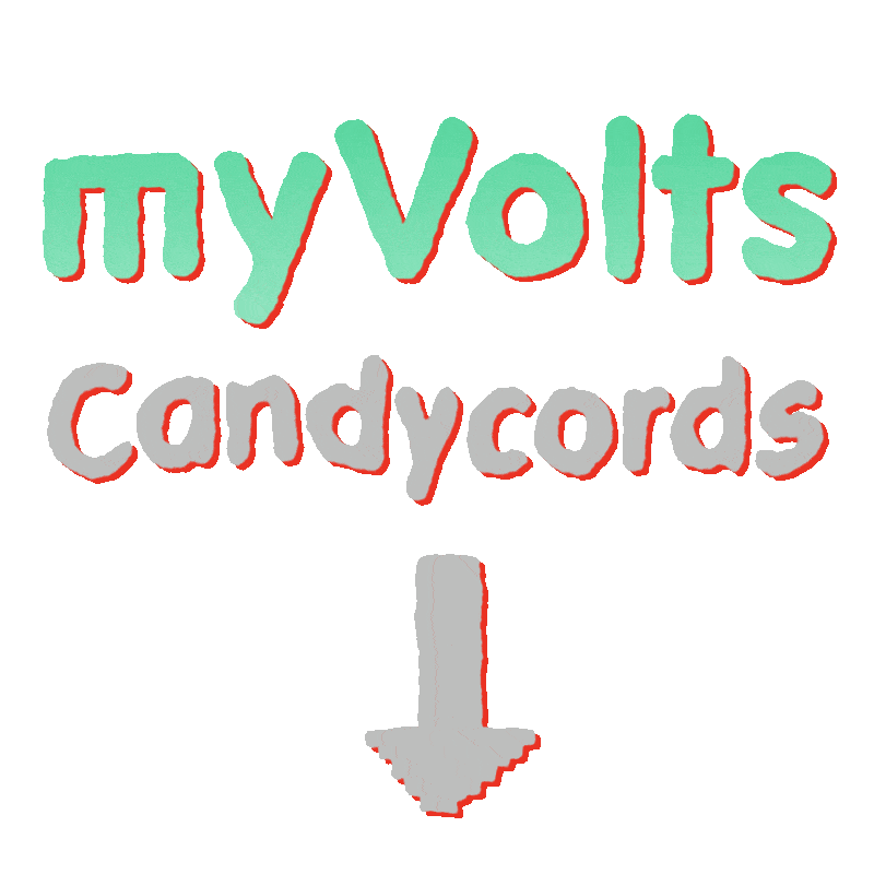 Candycords Sticker by MyVolts