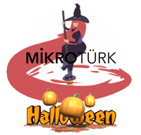 Mikroturkhalloween Sticker by MikroTürk Bilgi Teknolojileri