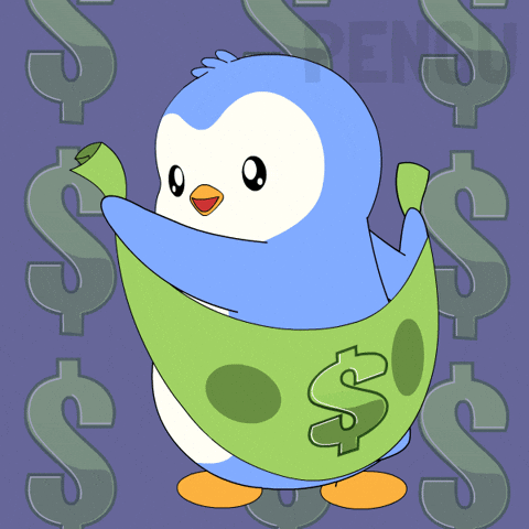 Making Money GIF by Pudgy Penguins