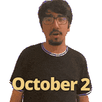October 2 Sticker