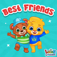 Best Friends Friendship GIF by Lucas and Friends by RV AppStudios