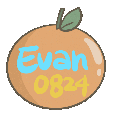 Orange Sticker
