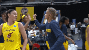 Candice Dupree Fist Bump GIF by Indiana Fever