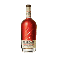 BEARFACEWhisky drinking canada alcohol cocktail Sticker