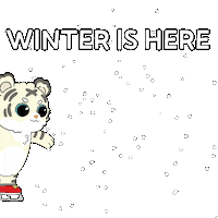 Skating Winter Season Sticker by Ordinary Frends
