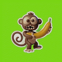 Hungry Monkey GIF