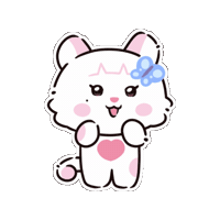 Butterfly Gidle Sticker