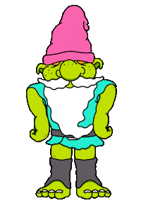 Scared Party Sticker