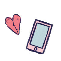 Mobile Phone Love Sticker by Fundatia Friends for Friends