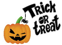 Trick Or Treat Halloween Sticker