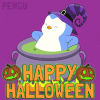 Trick Or Treat Halloween GIF by Pudgy Penguins