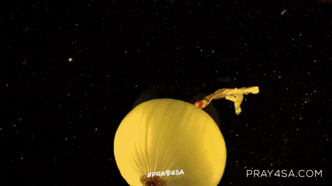zero gravity eating GIF by #PRAY4SA