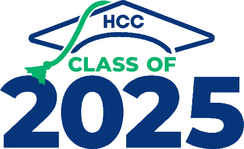 Grad Cap Hcc Sticker by Hillsborough Community College