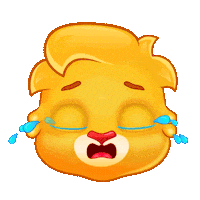 Sad Broken Heart Sticker by Lucas and Friends by RV AppStudios