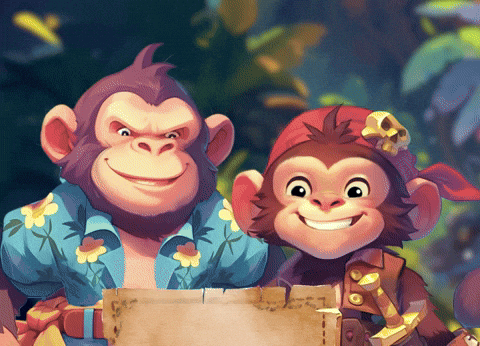 Monkey Treasure GIF by MGA Games