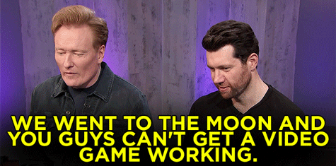 teamcoco giphyupload conan obrien clueless gamer GIF