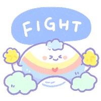 Fight Smile Sticker