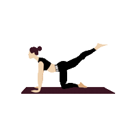 Yoga Unwind Sticker by Clique Fitness