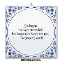 Nl Rol Sticker by Tegelspreuken.nl