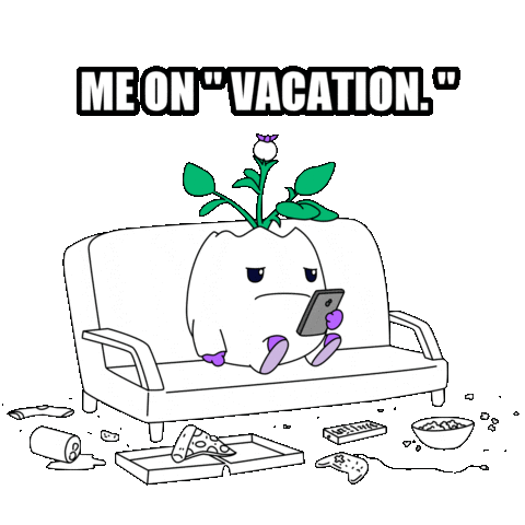 Relaxing Work From Home Sticker by Magic Eden