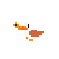 Pixel Jump Sticker by dieselraptor