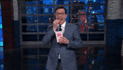 stephen colbert popcorn GIF by The Late Show With Stephen Colbert