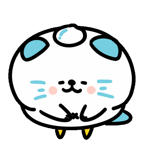 Cream Otter Sticker by 大白丸丸(daibai maru)