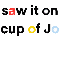 Cupofjo Sticker by Grace Farris