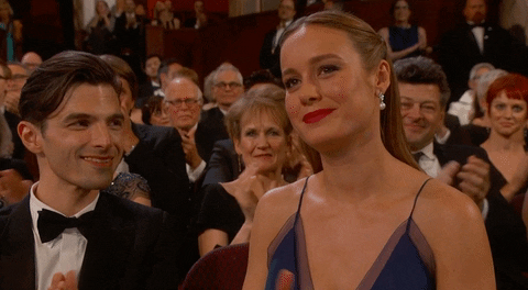 brie larson oscars GIF by The Academy Awards