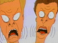 Beavis And Butthead Reaction GIF