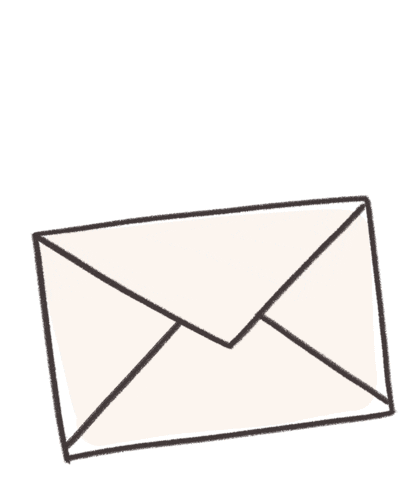 jooartiste giphyupload hello surprise mail Sticker