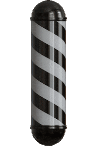 Barbershop Pole Sticker by Mr.Barber