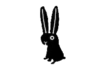 Rabbit Hearing Sticker by Heard Creative