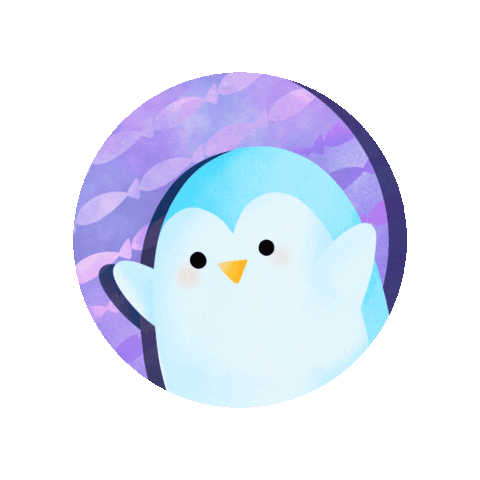 penguindodo giphygifmaker hello hi penguin Sticker