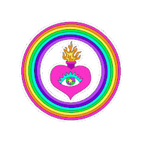 Third Eye Rainbow Sticker by Ephemera
