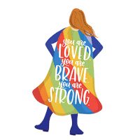 Proud Gay Pride Sticker by bloom daily planners