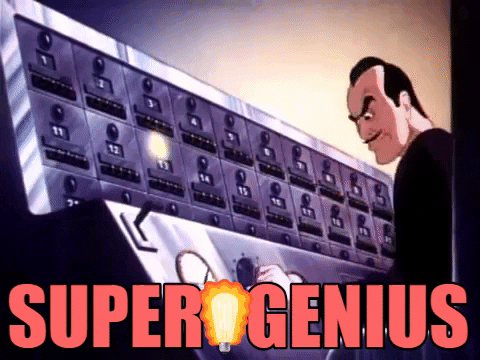 evil genius superman GIF by Fleischer Studios