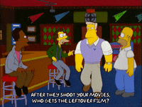 homer simpson celebrity GIF