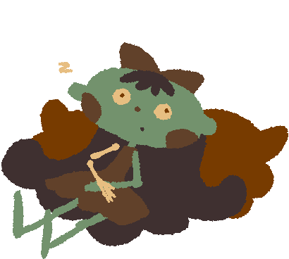 Sleepy Illustration Sticker