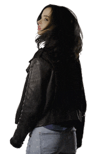 krysten ritter hair flip Sticker by Jessica Jones