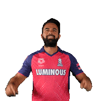 Celebration Pink Sticker by Rajasthan Royals