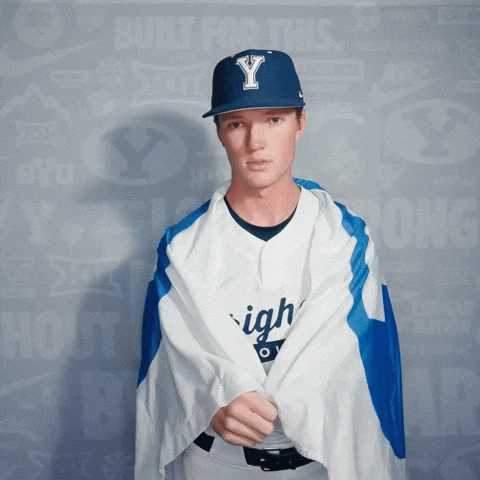 Luke Anderson Celebration GIF by BYU Cougars