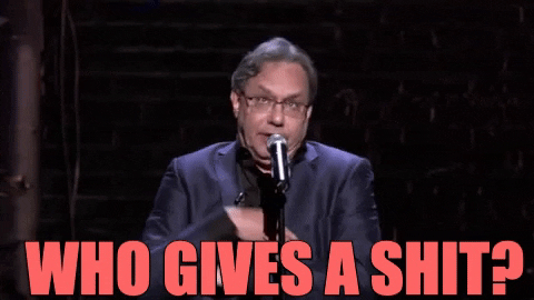 Angry Who Gives A Shit GIF by Lewis Black