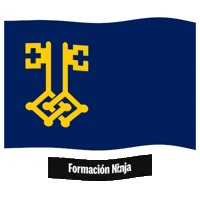 La Coruna Flag Sticker by Formación Ninja