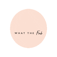 New Post Sticker by What The Fab