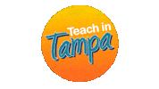 Justhiredteacher Sticker by Teach in Tampa