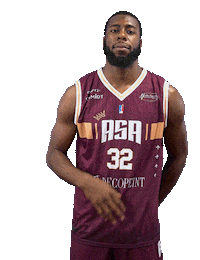 Basketball Celebrate Sticker by Alliance Sport Alsace